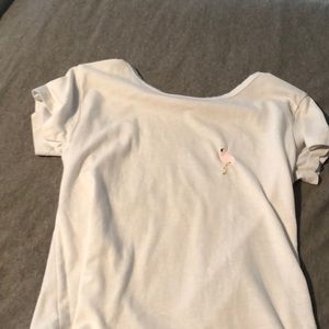 White flamingo shirt